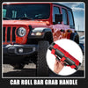 Jeep Wrangler JL JK (2018-2023) Red Rough Surface 2 x Roll Bar Grab Handles