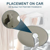 Scion Grey Makeup Mirror Cover Sun Visor Clip