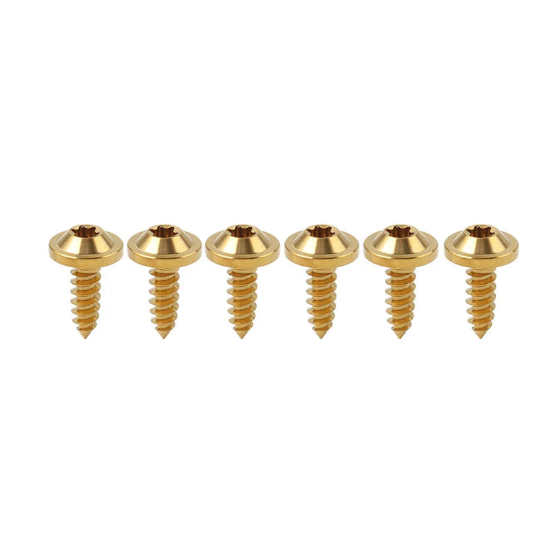 Fastening 6 x M5x15mm Titanium Torx Head Self Tapping Screws