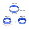 Ford Mustang (2015-2020) Blue 3 x Car Headlight Volume Tune Knob Covers