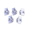 GM Trucks C K 1993-2022 50x Radiator Grille Push Nut Set Silver