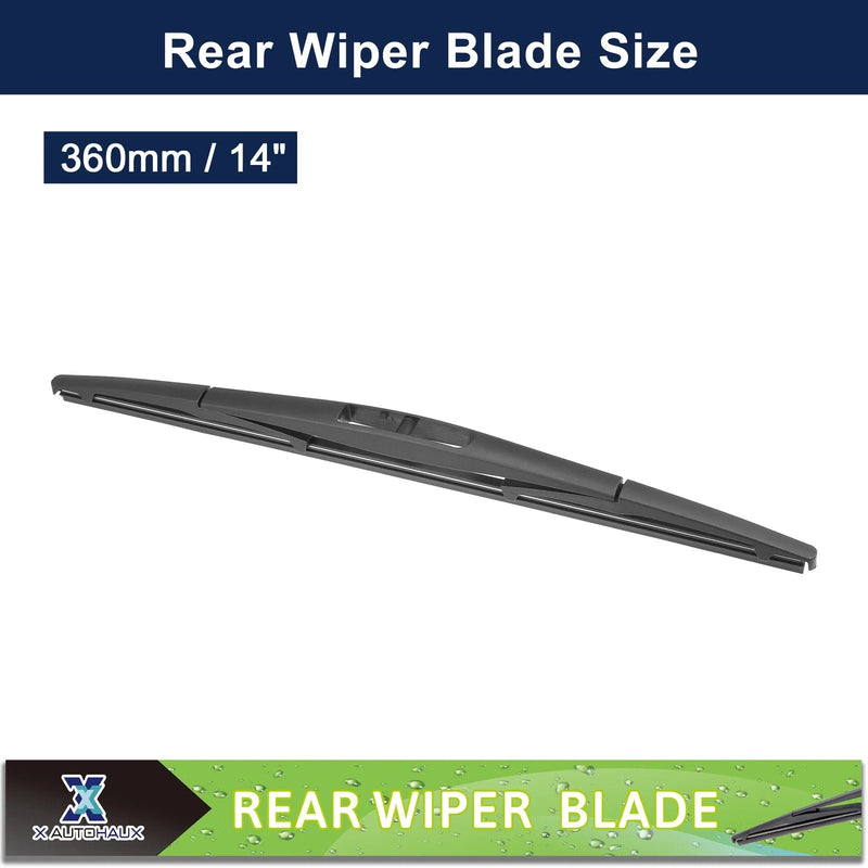 Honda CR-V, Subaru Outback 2 x Rear Windshield Wiper Blades (2007-2023)