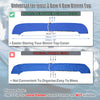Make Model Boot Cover 85"-90" W Bimini Top Storage with Light Hole Blue