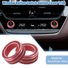 Toyota Corolla 2020-2022 AC Control Switch Knob Cover Trim ( Red)