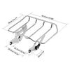 Harley Street Electra Glide Chrome Quick Release Luggage Rack (2014-2025)