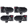 Holden Barina MH (1991-1999) Black Front Rear Door Handle Inner Set of 4