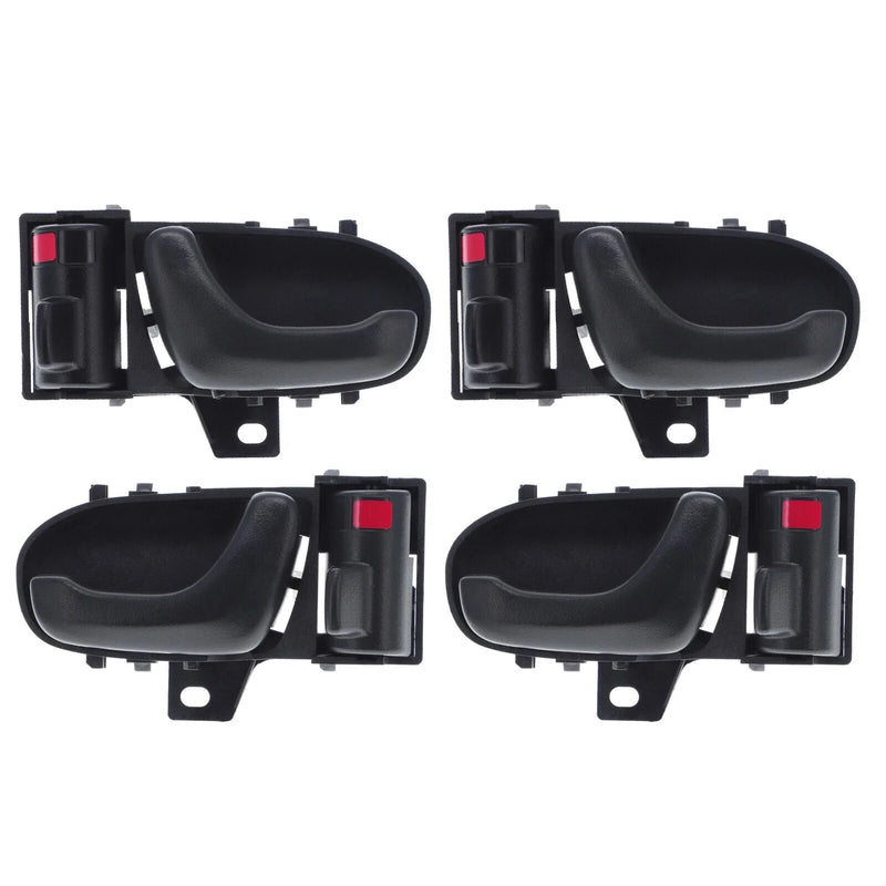 Holden Barina MH (1991-1999) Black Front Rear Door Handle Inner Set of 4