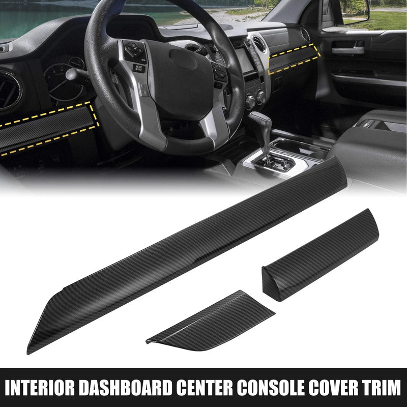 Toyota Tundra Carbon Fiber Pattern Dashboard Panel Cover (2014–2021)