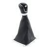 Ford Focus 1x Shift Gear Knob 5 Speed Leather Boot (2005-2012)
