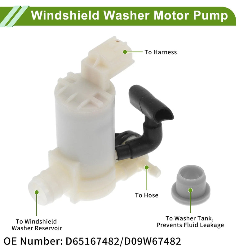 Infiniti EX35 Windshield Washer Pump with Grommet (2008 - 2012)
