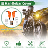 Motorcycle Handlebar Aluminum Alloy Rubber Hand Grips Cover