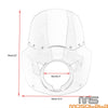 Harley FXLRS 114 / 117 11" Windshield & 5.75" Headlight (2020-2023)