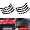 8 x Car Bumper Guard Anti-Scratch Scrape Protector Plate