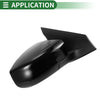 Nissan Sentra (2013-2015) Manual Folding Black Right Side Door Mirror