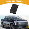 Ford F-150 (2015-2023) - Black Red Car Foot Rest Pedal Pad Covers