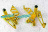 Honda 929 954 Rearsets - Gold Adjustable Race Footpegs (2000-2003)