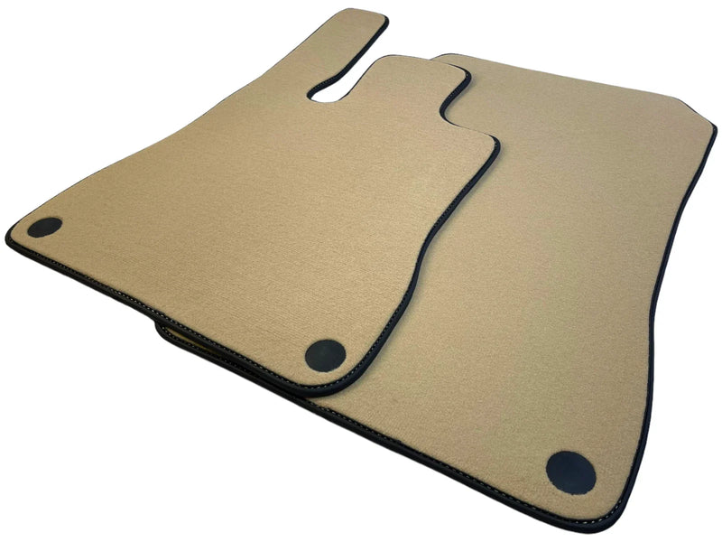 Mercedes-Benz SL R231 2012-2020 with Black Trim 2 x Autowin Beige Floor Mats