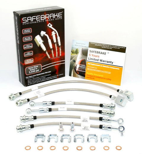 Nissan Patrol Y60 GQ Rear Discs Standard Height Brake Line Kit (1988-1997)