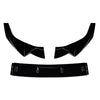 Audi A5 Sline S5 Gloss Black Front Bumper Spoiler Lip (2021-2024)