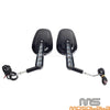 Harley V-Rod Muscle Black LED Turn Signal Mirrors (2009-2017)