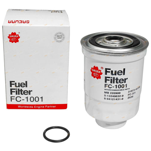 Diesel Fuel Filter Mitsubishi Pajero (1986 - 1995) 4D56T 2.5L Turbo