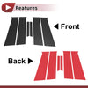 Chevrolet Aveo Hatchback (2011-2014) Carbon Fiber Door Pillar Window Trim