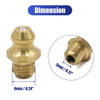 Motorcycle Car 16pcs 1/4-28 Brass Grease Nipple Fitting