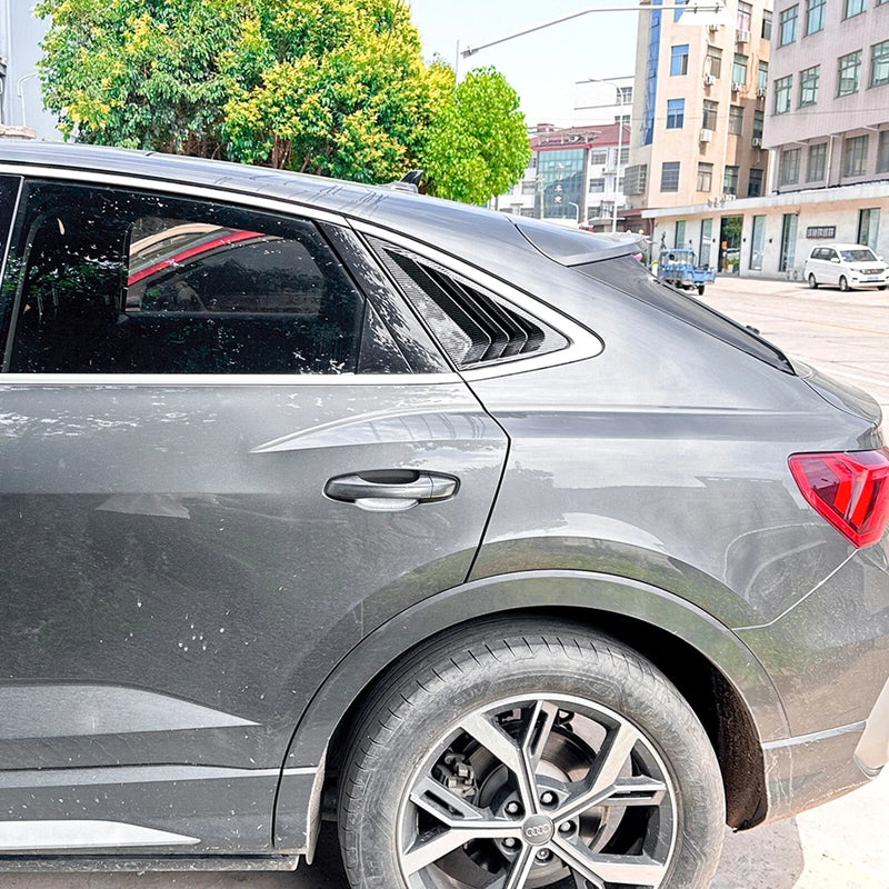 Audi Q3 F3 Sportback Rear Side Window Louver Trim Covers (2019-2024)