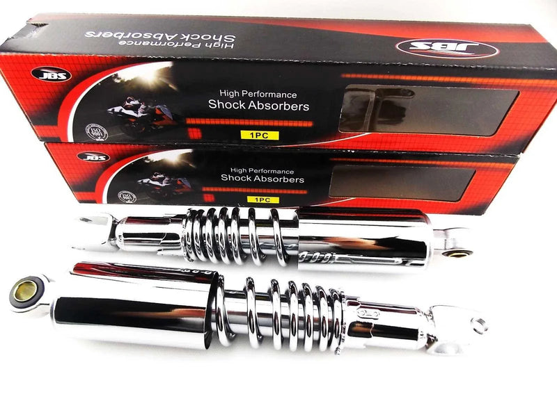 Honda CB360 Chrome Rear Shock Absorbers 317mm (1974-1976)