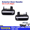 Outer Door Handle Front L+R Chrome Fits Toyota Hilux LN85 LN90 UTE 1989-95 D01