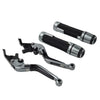 Suzuki GSXR600 / 750 Titan Folding Brake Clutch Levers Grip Set (2006-2019)