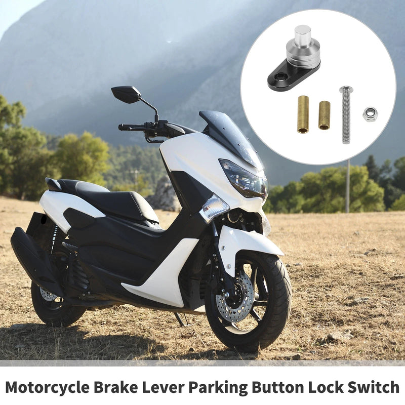Motorcycle 1 Set / Universal Motorcycle Brake Lever Parking Button Lock Switch