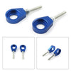 Dirt Bike Quad ATV CRF50 SSR Blue 15mm Chain Adjuster Tensioner Blocks