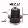 Citroen R19, Peugeot, Renault Megane, Twingo Oil Pan Drain Plug Bolt w/O-Ring