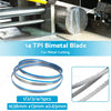 Metal Cutting 1638mm x 13mm x 14 TPI Bi-Metal Bandsaw Blade