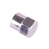 Car & Bike 100Pcs Silver Tire Valve Caps