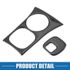 Chevy Corvette C5 Black Ignition Key Hole Panel Covers (1997-2004)