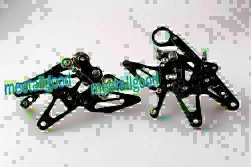BMW S1000RR (2010-2013) - 1 Pair Black Rearset Foot Pegs