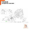 Nissan Navara D22 ZD30 ZDI GU DDi Radiator Fan Blade (2001-2015)