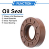 Make Model Oil Seal 20x40x10mm Brown 2 x Seal Ring