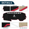 Honda CR-V 2017-2022 Sun Protector Black Red Dashboard Cover Mat