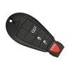 Dodge Ram 1500, 3500, Jeep Cherokee 4 Button Remote Key Fob Case Shell