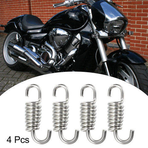 Universal 4x 43mm 1.69in Motorcycle Muffler Exhaust Pipe Springs
