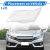 Honda Acura 2007-2013 PC Clear Car Front Left Headlight Lens Cover