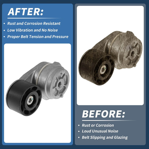 Chevrolet C6500 Kodiak Belt Tensioner Metal 1 Pc (2004-2009)