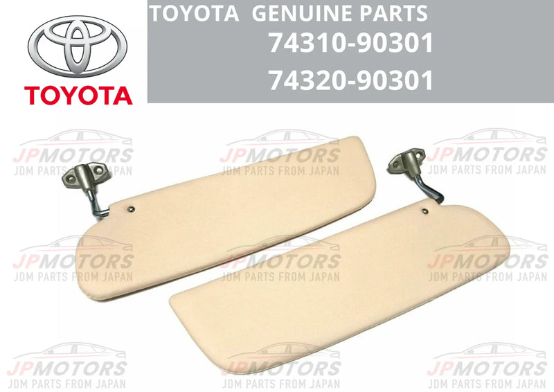 Toyota BJ40 FJ40 FJ45 FJ55 Land Cruiser 2 x Sun Shade Visor R&L (1969–79)