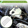 Nissan Patrol GQ Y60 4 x Extended Braided Brake Line Hose (88-97)