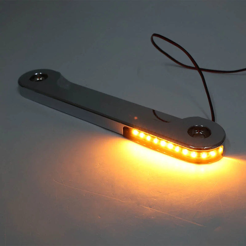 Harley Street Glide, Electra Glide LED Flush Fork Turn Signal Brackets (2014-2023)
