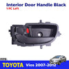 Interior Inside Door Handle Black LH Fits Toyota Vios Yaris 4D Sedan 2007-12 D06