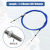 2 x Marine Throttle Shift Remote Control Box Cable Steel